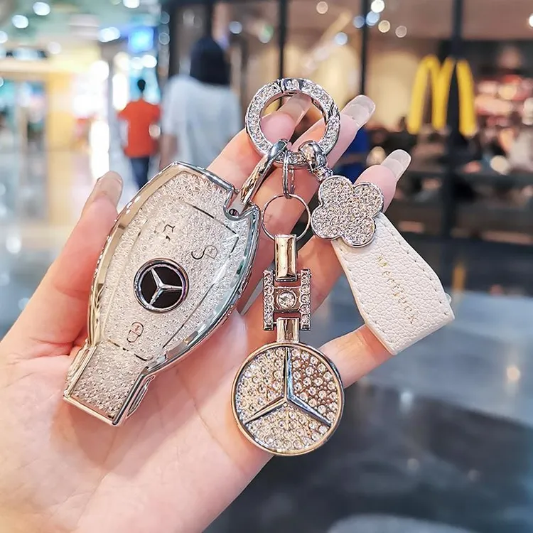 专用奔驰C200L钥匙套GLA200女C级E级E180L壳GLC260扣CLA/GLK车GLE