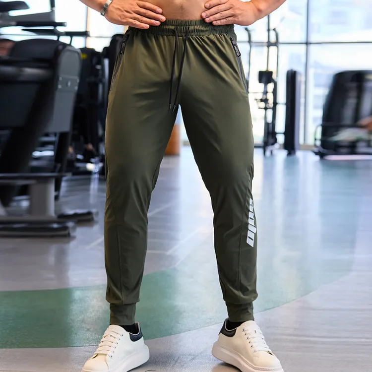 WORKOUT WOLF/撸铁狼运动长裤男弹力专业训练跑步健身运动束脚裤