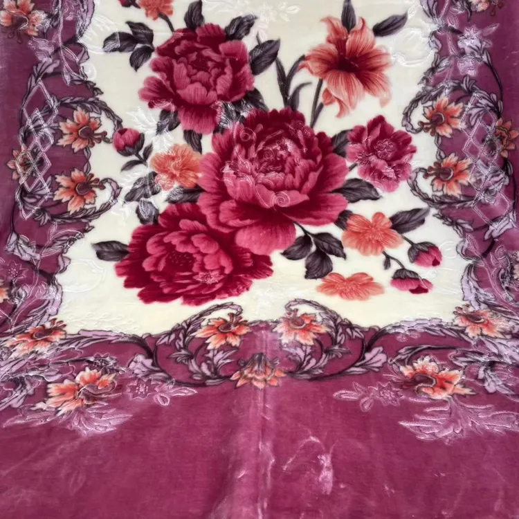 12斤中长毛加绒双层外贸毛毯盖毯毯子加厚毛毯双面亲肤时尚简约