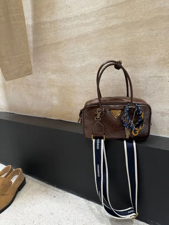 【Muyun】秋冬新款时尚轻奢复古波士顿包