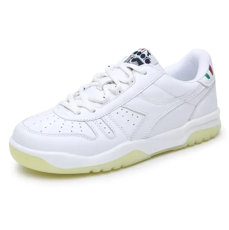 迪亚多纳经典男鞋清仓运动皮鞋防滑牛筋底皮鞋时尚百搭运动小白鞋