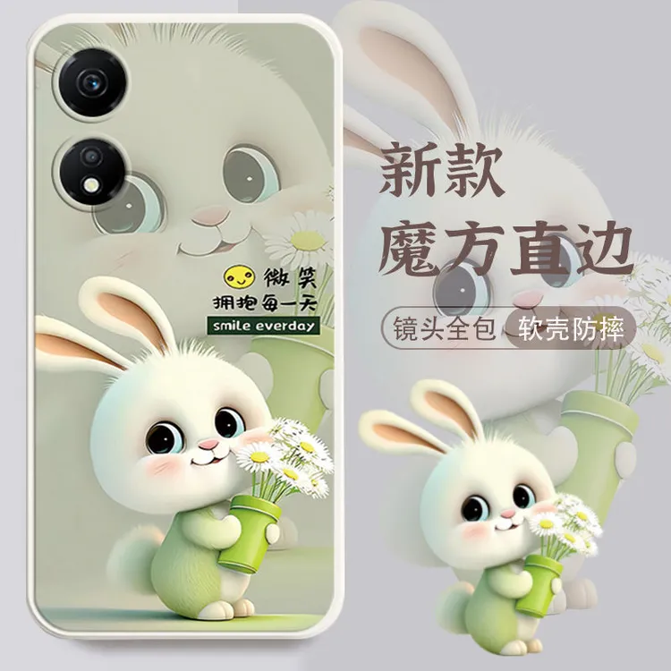 适用于OPPOA1活力版手机壳PHJ110女可爱兔子网红新款学生全包边防