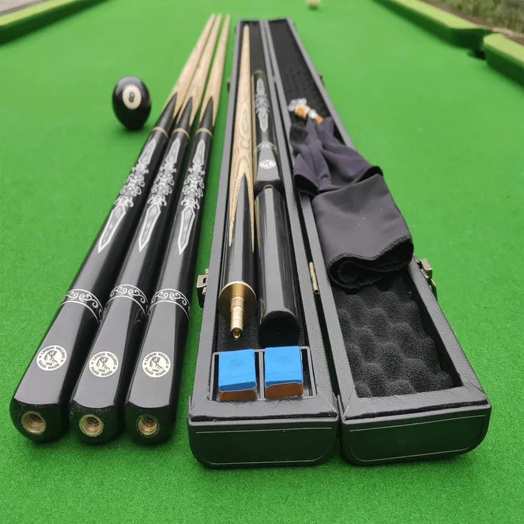 镭射战神高档台球杆分体小头中式斯诺克美式黑八九球杆法入门推荐