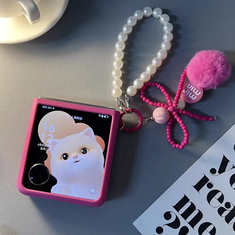 荣耀Magicvflip折叠手机壳女潮款可爱手腕保护套超薄全包防摔外壳