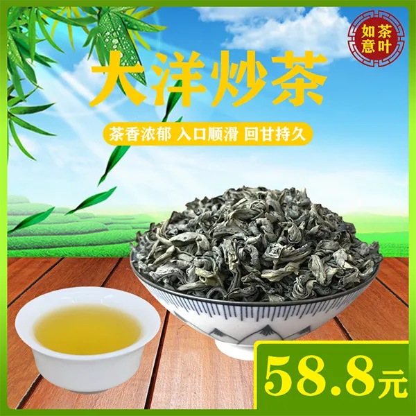 正宗大洋炒茶 揭阳揭西高山炒茶 2025新春茶叶 雪片茶清香绿茶