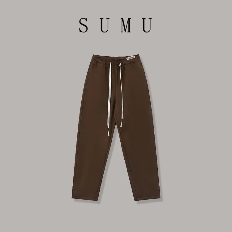 宿慕SUMU 女款奶奶裤 9-5 秋季2024新款时尚百搭休闲裤2236