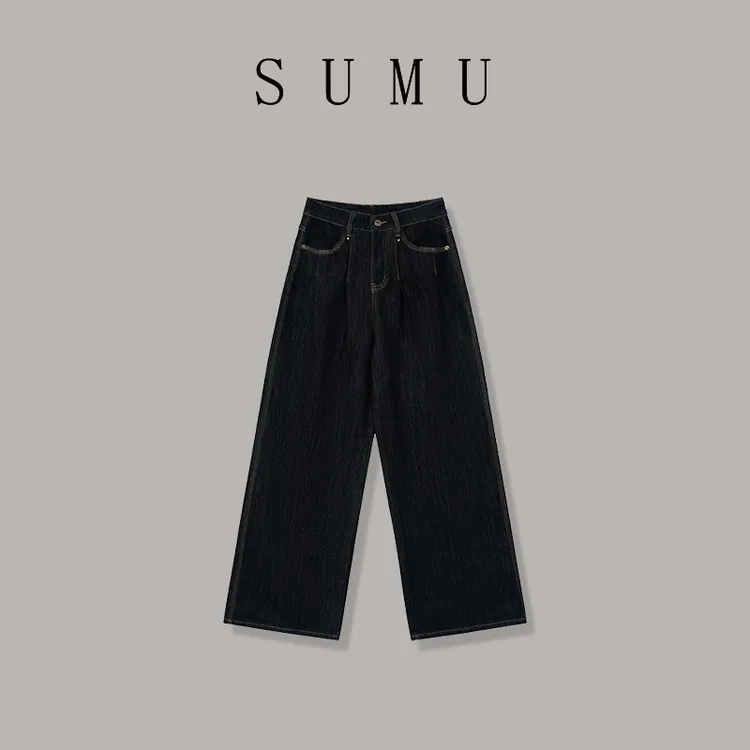 宿慕SUMU 女款牛仔裤 9-15 秋季2024新款时尚百搭牛仔裤C9900Z