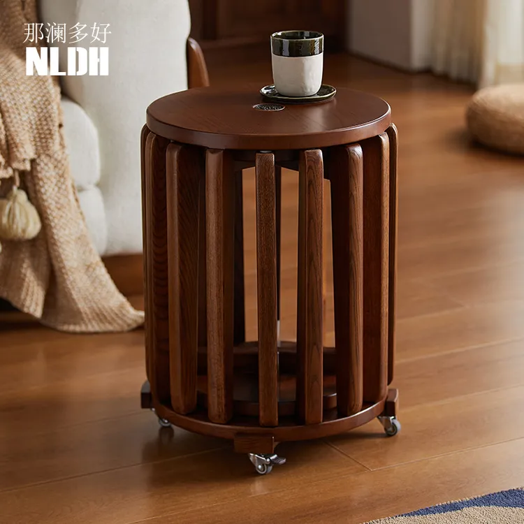 实木凳子可叠放堆叠凳高板凳轻奢高级感客厅家用叠叠凳实木