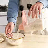 家用厨房2L*4储料罐防潮防虫多功能五谷杂粮罐子