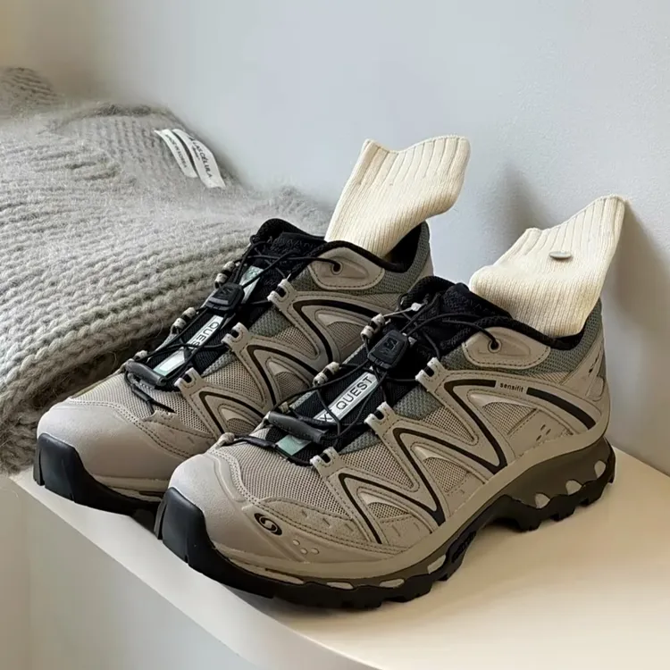 SALOMON/萨洛蒙XT-QUEST ADV 卡其 男女低帮户外运动跑步鞋474790