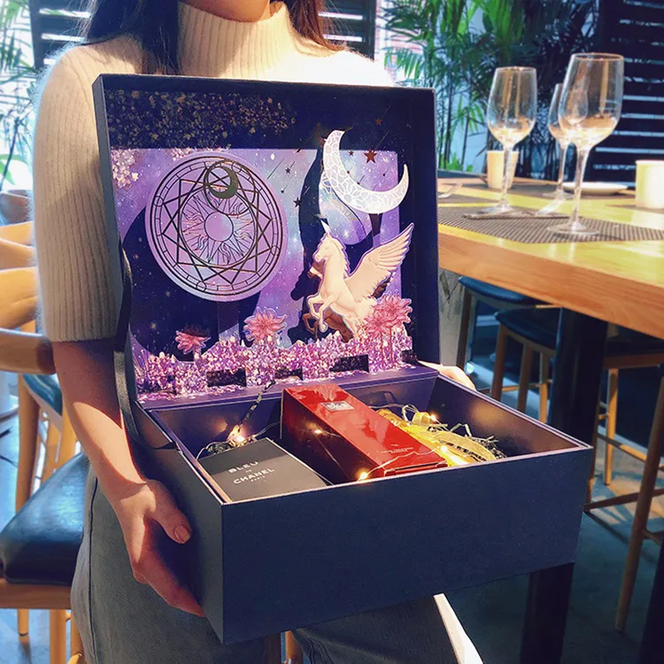 创意礼物盒送男生女生生日惊喜盒子大号礼品盒生日礼盒有创意盒子