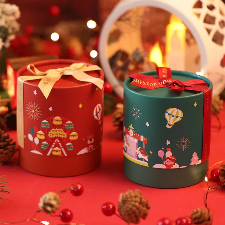 平安夜苹果盒圣诞袜礼品盒空盒子巧克力糖果盒高档礼物包装盒小号