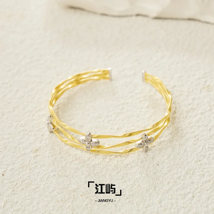 925银手镯 意式玄线系列【手镯】