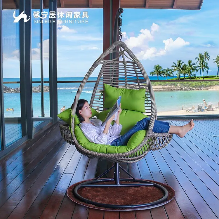 阳台吊椅户外秋千摇篮藤椅室内吊床摇椅休闲吊篮摇椅青蛙王子吊篮
