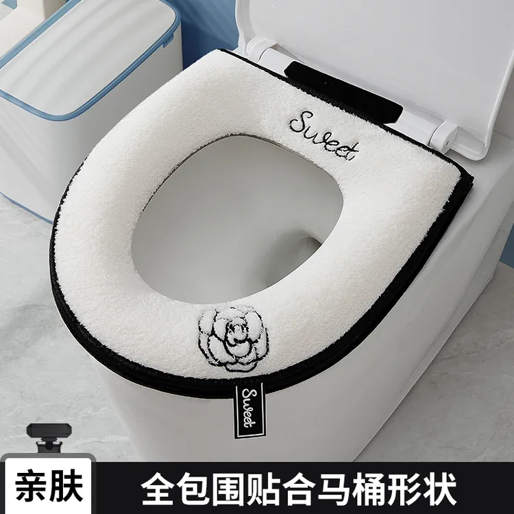小香风马桶圈马桶垫坐垫马桶套加厚柔软亲肤马桶贴马桶座圈坐便垫