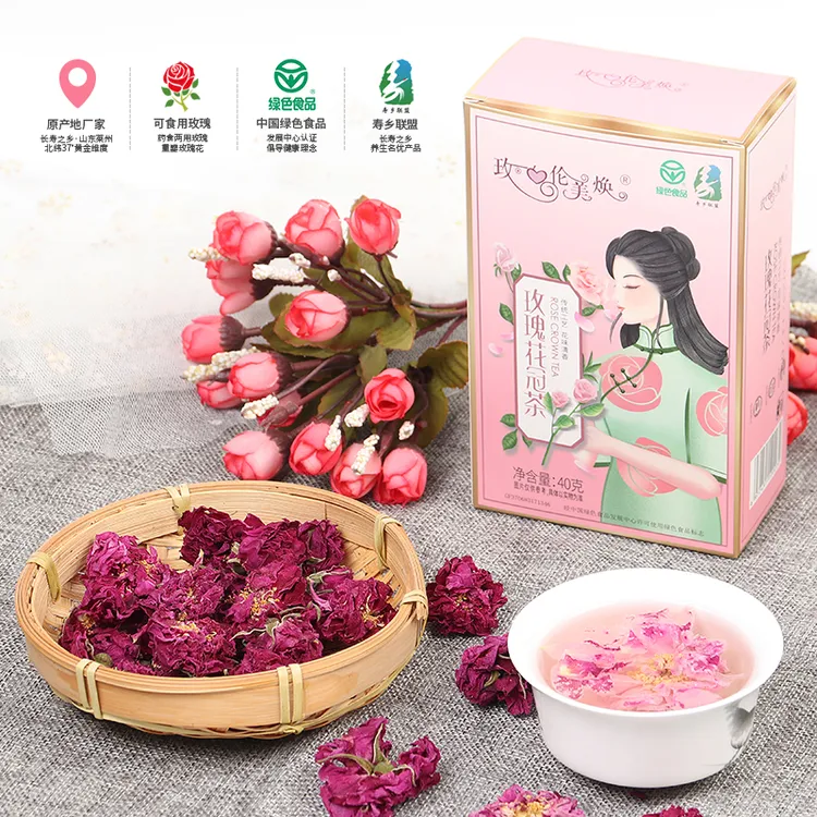 玫伦美焕40克玫瑰花冠茶