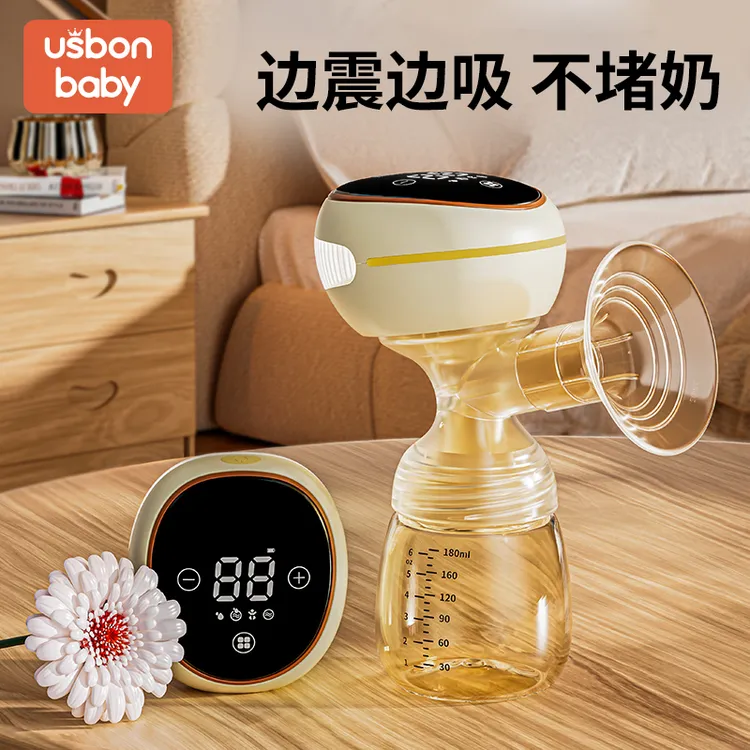 优斯邦贝电动吸奶器免手扶双边正品静音全自动一体式母乳挤奶器