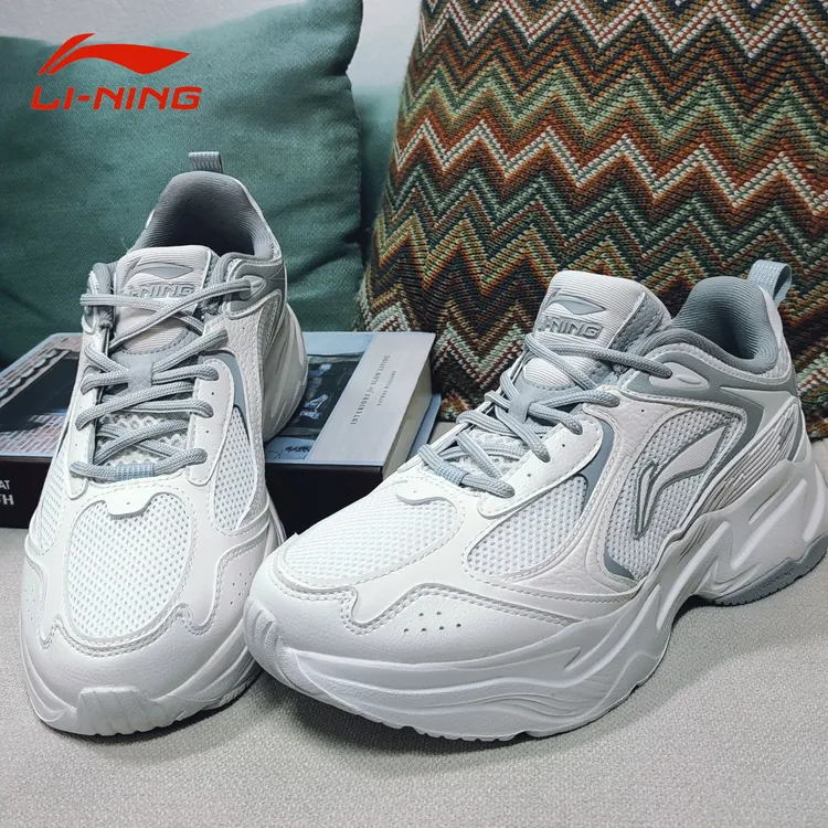 李宁男款老爹鞋官方正品秋冬百搭潮流休闲老爹鞋经典复古休闲鞋