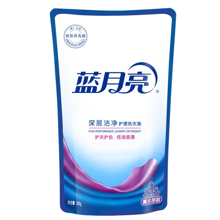 蓝月亮深层洁净洗衣液 强效去污去渍薰衣草香原装补充液500g*1袋