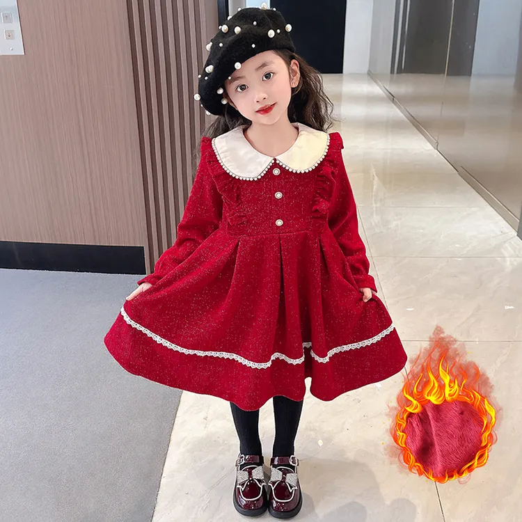女童过年衣服女童裙子女宝过年衣服女童过年裙子女童过年衣服高档