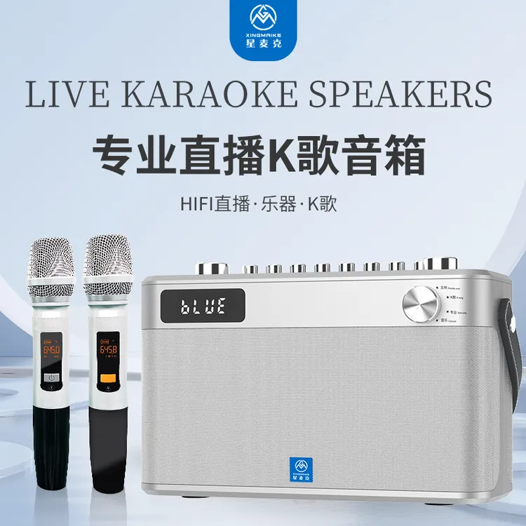 X8环绕音响蓝牙连接播放低音室内麦克风户外星麦克麦克风