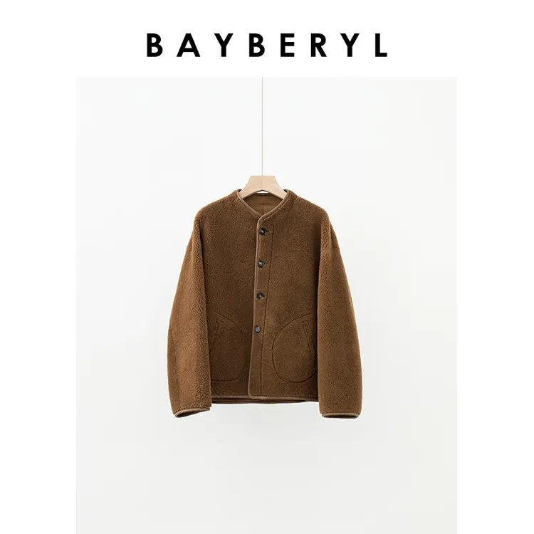 Z6-BAYBERYL老贝栗子物语*两面穿美利奴一体皮衣PY4I0341