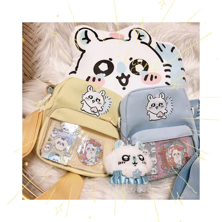 原创飞鼠痛包小包包女帆布潮ins学生少女百搭时尚