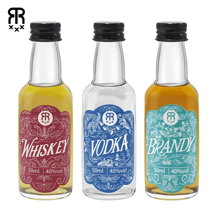 小瓶伏特加50mlRXXX宝恪伏特加小洋酒烈酒伏特加调酒专用原味40度