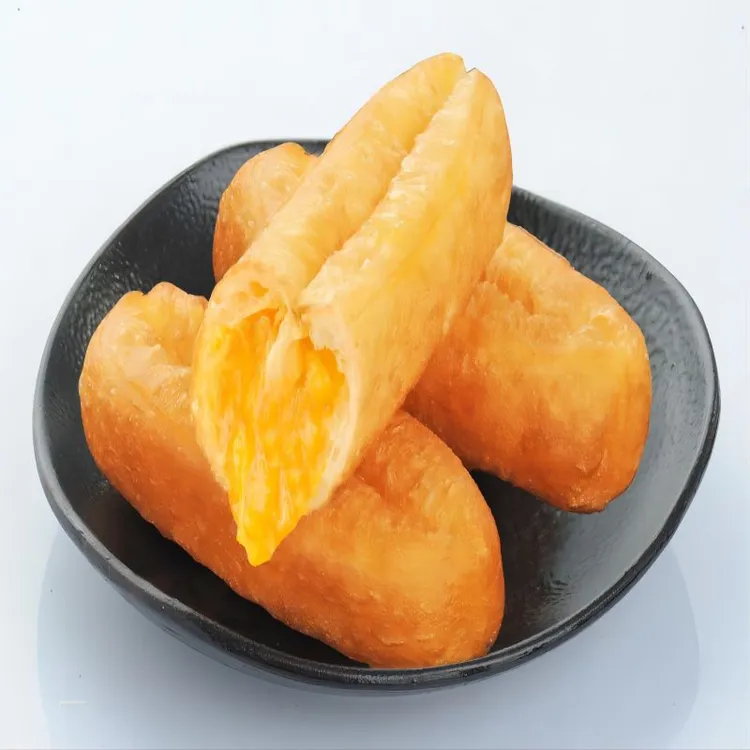 千味央厨咸蛋黄夹心油条252g/10根/1袋早餐火锅放心油条营养香酥