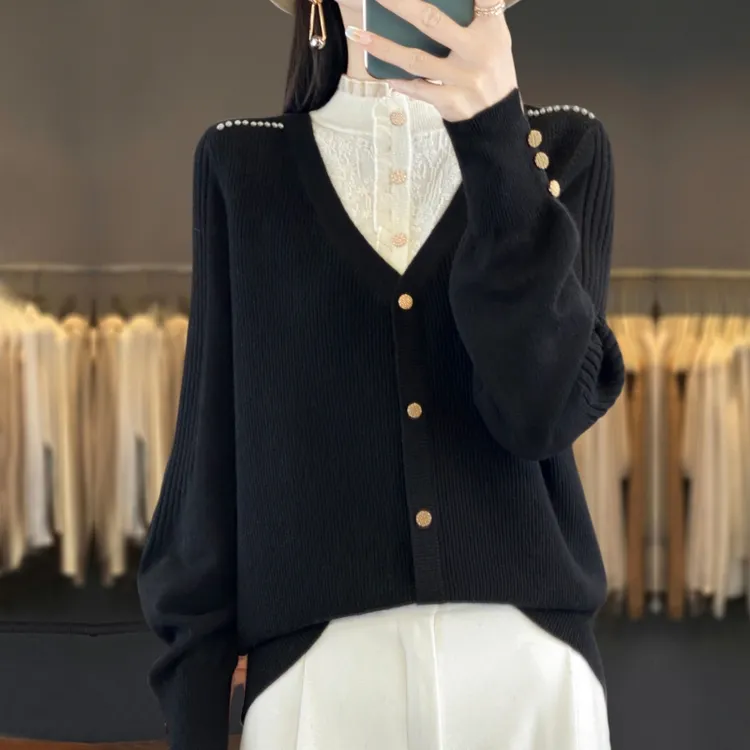 胖mm秋冬特大码半高领毛衣女假两件上衣内搭可外穿蕾丝针织打底衫