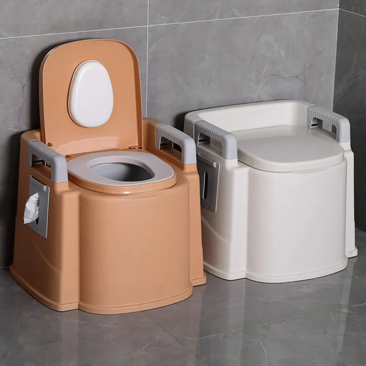 家用大号免安装移动马桶老年人坐大便器椅孕妇蹲厕椅室内便盆防臭