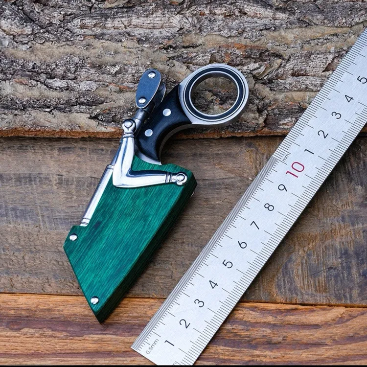 正品机械臂迷你便携钥匙扣小刀锋利不锈钢户外拆快递小菜刀