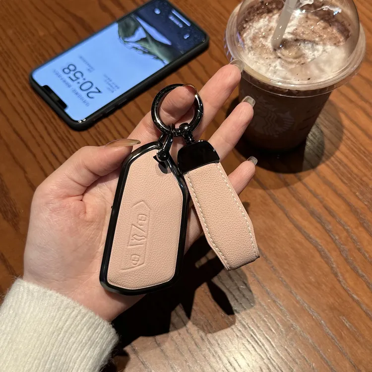 2025款高尔夫8钥匙套大众ID3全包壳ID.4X铝合金id6新凌度女士车扣