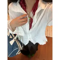 没了 欣赏-苎麻棉压皱衬衫！