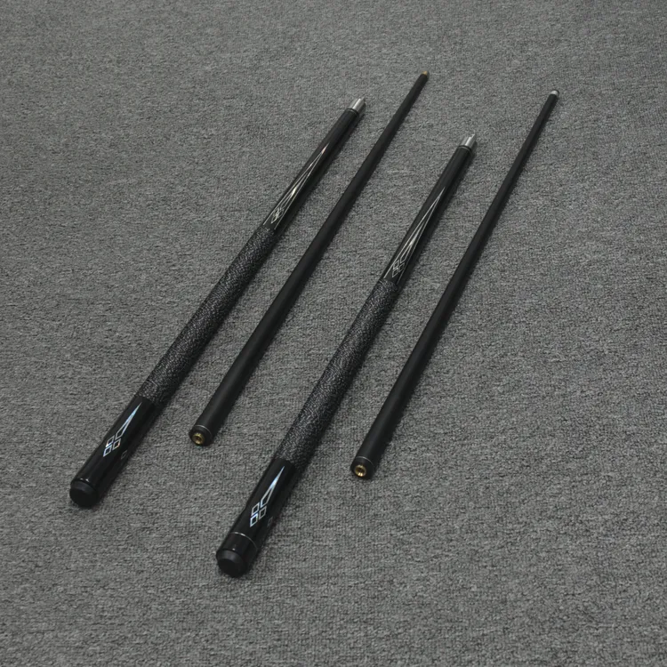 黑科技台球杆黑色分体镭射黑武士桌球杆美式中式百元台球杆推荐