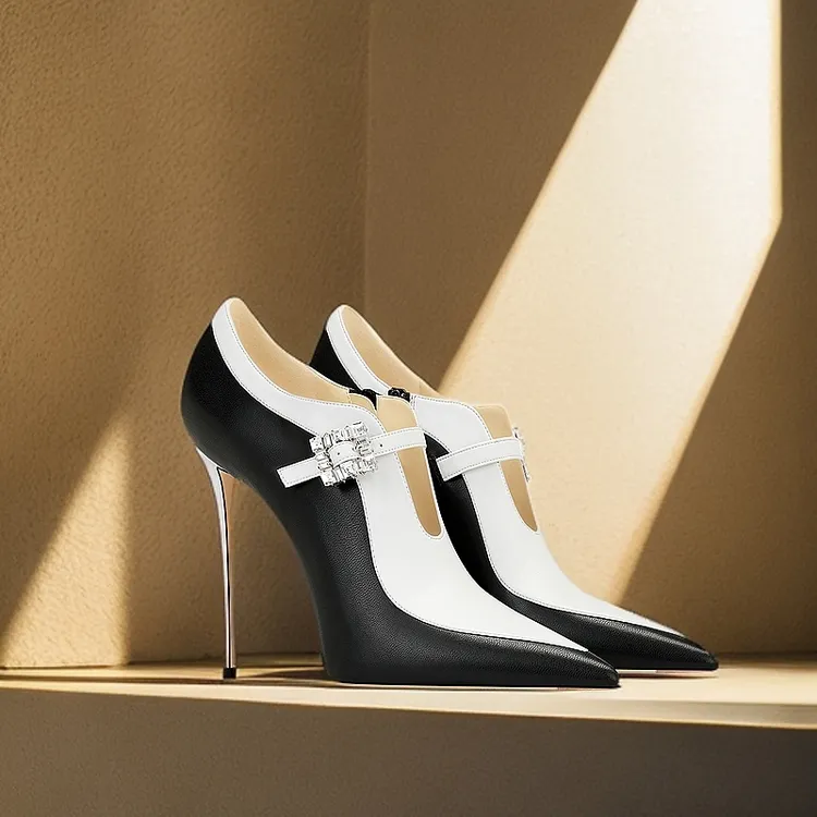 2025网红款高跟小众不累脚秋季新款尖头细跟气质深口单鞋高级洋气