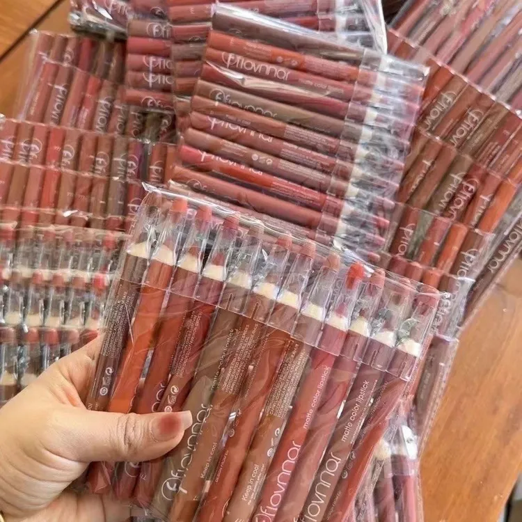 filorma口笔12支防水持久不沾杯不掉色口红笔画唇笔哑光易上色