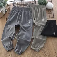 男童速干裤夏季儿童薄款男孩宽松中大童透气弹力休闲空调裤52094 