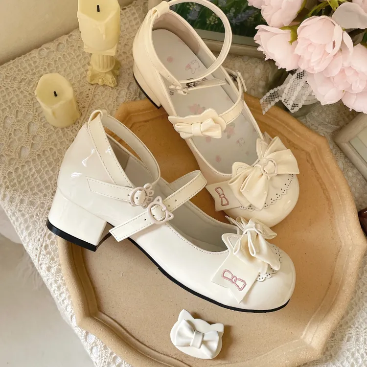 猫猫头 | 原创圆头可爱软甜少女百搭Lolita玛丽珍中跟3.5cm现货