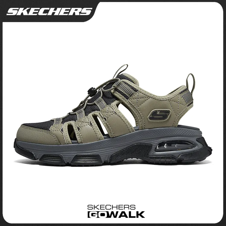 【618专享价】斯凯奇夏季镂空潮流凉鞋舒适男鞋运动风沙滩鞋237594