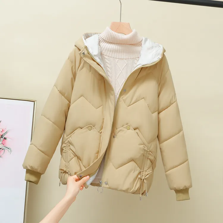 099尚棉服女港风宽松棉袄2025年新款冬季韩版加厚ins短款棉衣外套