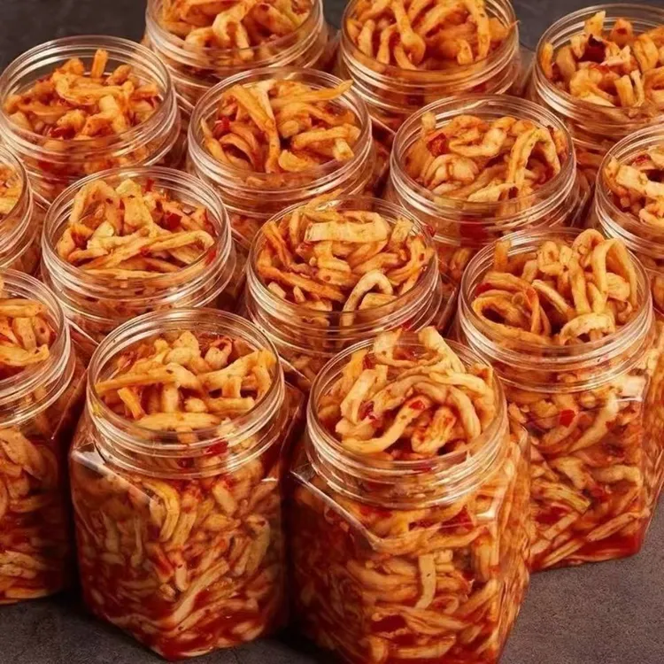 香脆萝卜干条湖南小咸菜下饭菜开胃酱菜罐装榨菜五香辣农家罗卜皮