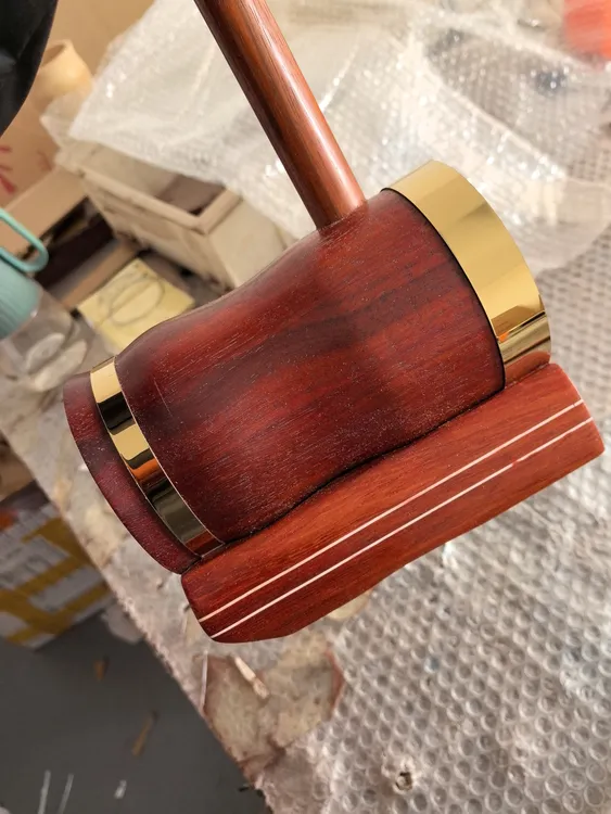 红木花鼓二胡筒二胡琴筒二胡乐器花鼓戏乐器大筒龙头款式二胡高档