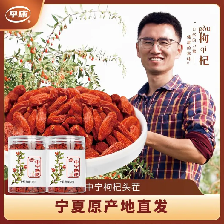 【旅途牧飒】早康枸杞 | 宁夏中宁枸杞（头茬）250g*2瓶