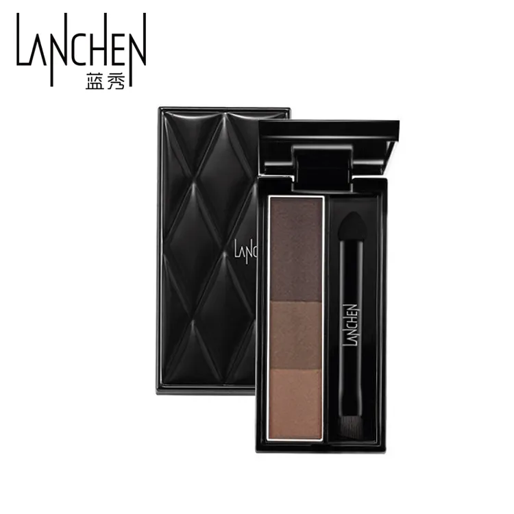 蓝秀眉飞色舞三色眉粉眉膏彩妆女防水防汗自然持久送眉刀专柜正品