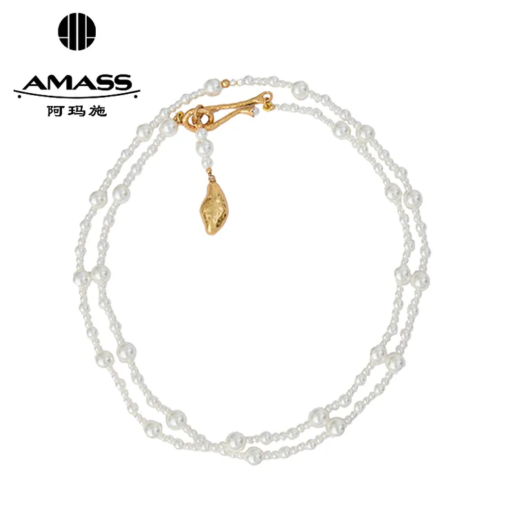 铜项链 阿玛施AMASS新款质感项链腰链两用合金配饰590002