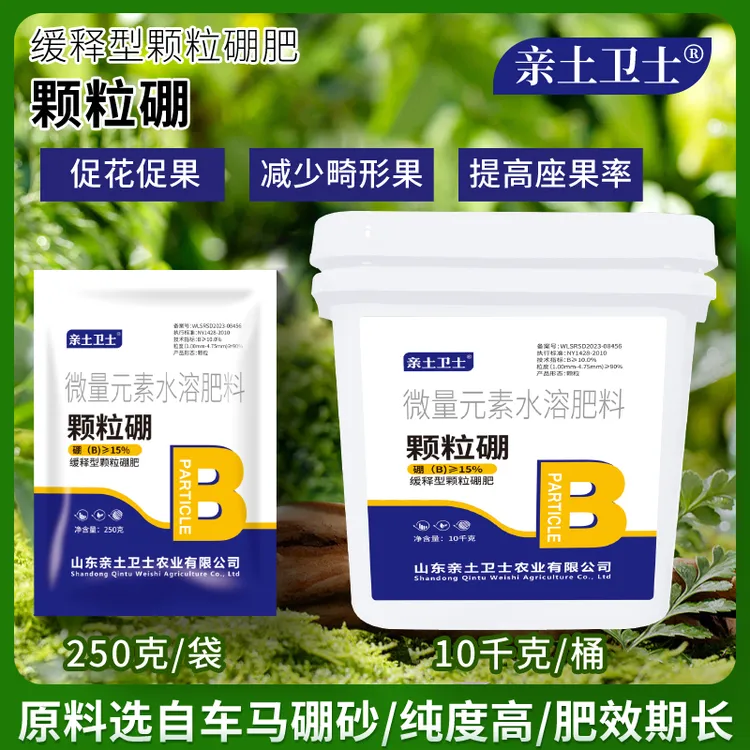颗粒硼缓释型果树柑橘蔬菜小麦水稻促开花芽分化生长微量元素