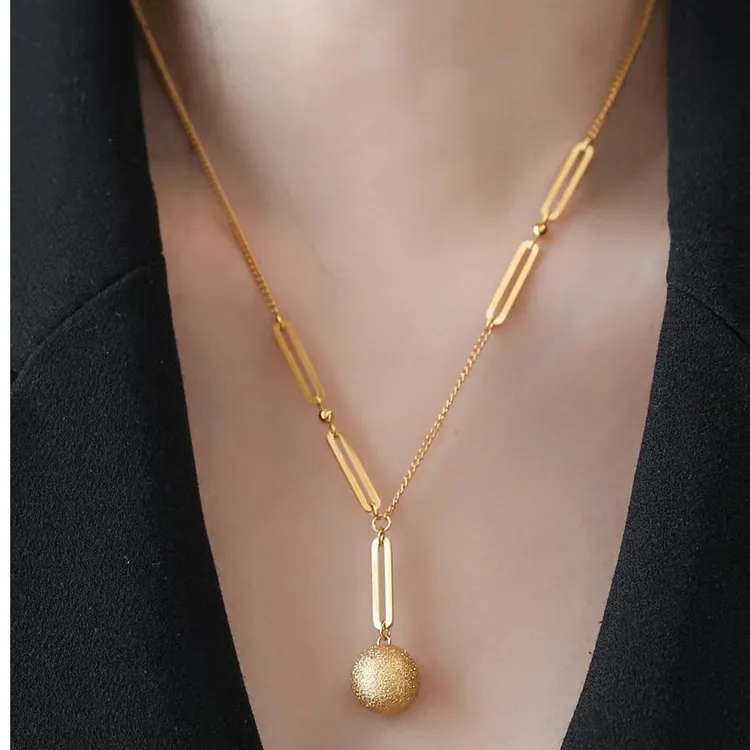 欧伦诗 钛钢项链 高奢有求必应项链  精美礼盒装