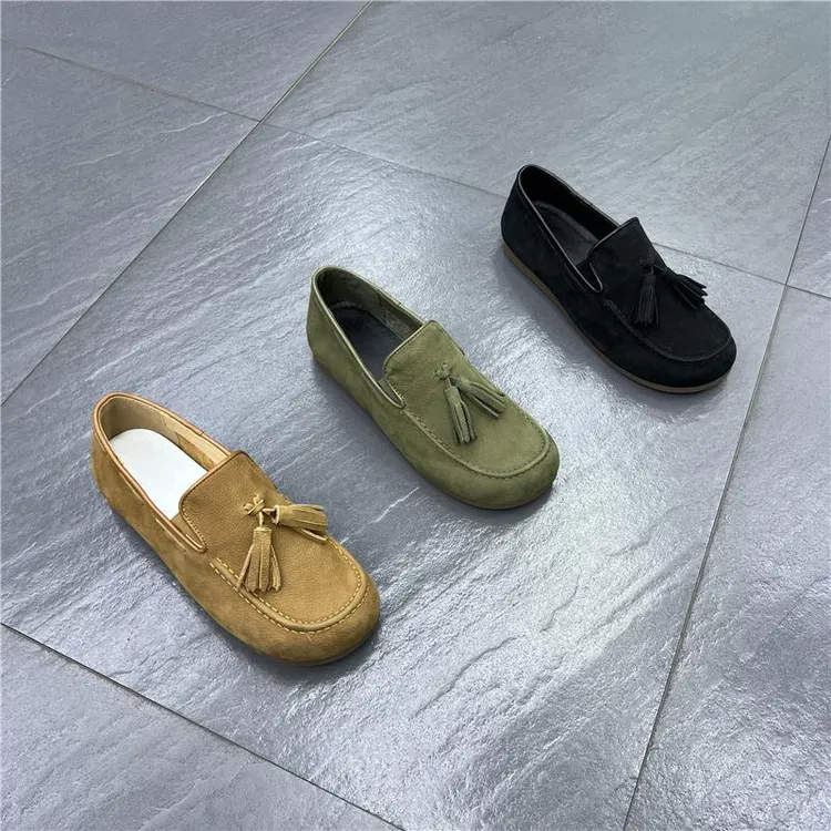 韩版豆豆鞋舒适时尚百搭软底夏季浅口圆头鞋子百搭一腿蹬男鞋透气