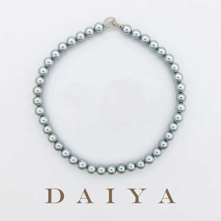 皓月灰 8-12MM 星辰大海  星空 优雅全珠链